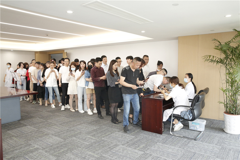 賽爾集團(tuán)251名員工完成新冠疫苗第一針接種